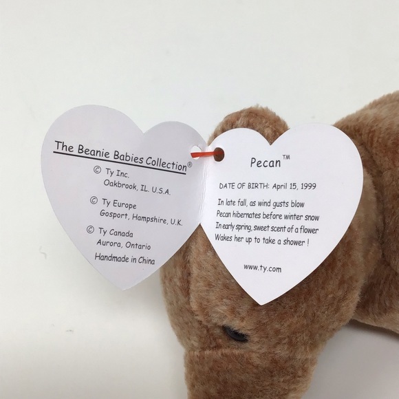 [Vintage] 1999 TY Beanie Babies "Pecan" the Bear - Picture 7 of 8